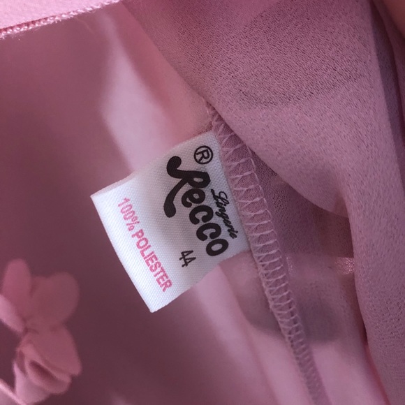 VINTAGE 60s/70s style pink negligee - Picture 3 of 4